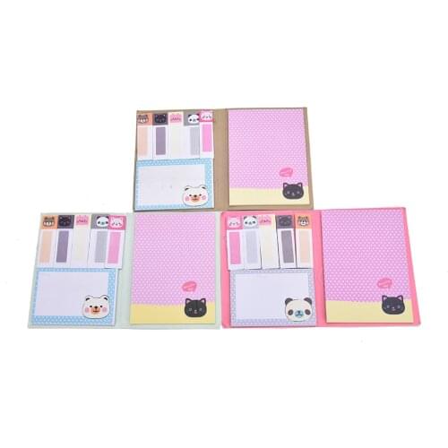 1 Pcs Cute Paper Memo Pad Sticker Post Sticky Notes Notepad School Office Supplies Creative Stationery Forest Animal Series