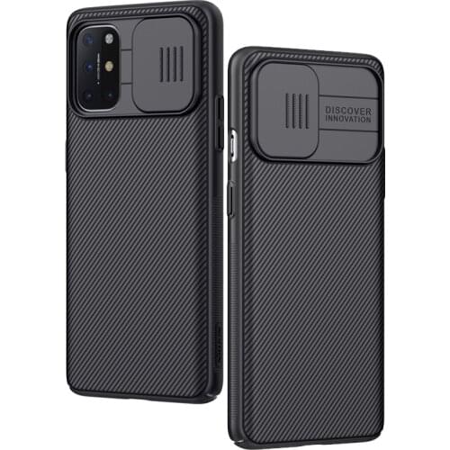 10PCS Top Sale For OnePlus 8T Case Slide Camera Cover Protect Privacy Back Cover with Slide Camera Cover, Slim Stylish Nillkin