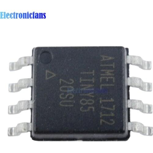 5Pcs/lot ATTINY85-20SU ATTINY85 Original IC Chip 8 Bits SOP-8 IC Micro Controller AVR MCU 8K 20MHZ 8SOIC Microcontroller IC