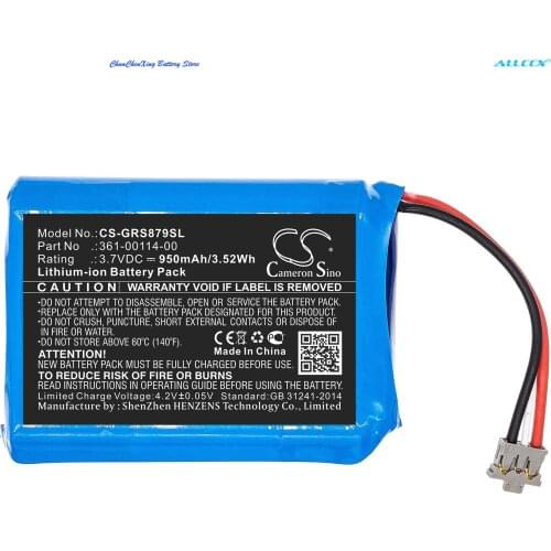 Cameron Sino 950mAh Battery for Garmin inReach Mini，010-01879-00