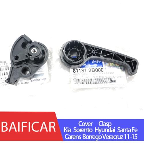 Baificar Brand New Genuine Cover Clasp Hood Latch 81181-2B000 For Kia Sorento Hyundai Santa Fe Carens Borrego Veracruz 11-15