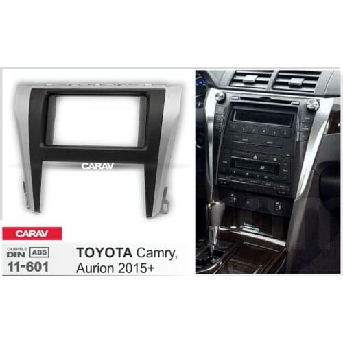 CARAV 11-601 Car Stereo Radio Fascia Plate Panel Frame Kit For Camry, Aurion 2015+ car radio fascia installation kit