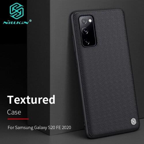 For Samsung Galaxy S20 FE 2020 NILLKIN Textured Nylon Fiber PC Back Cover Non-slip Light Case for Galaxy S20 FE 2020 чехол