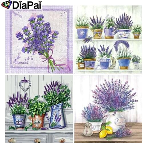 DIAPAI 5D DIY Diamond Painting Full Square/Round Drill "Flower landscape" 3D Embroidery Cross Stitch 5D Decor Gift