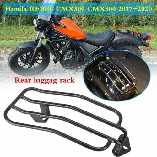For Honda Rebel CMX 500 Accessories Rear Luggage Rack Carrier Case Support Holder Bracket CMX 300 CMX500 2017 18 2019 2020 2021