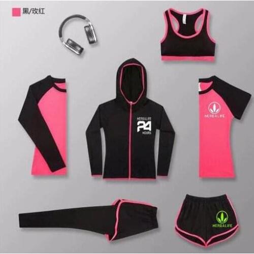 Downhill long-sleeved bike DH MX RBX MTB racing clothing Off-road woman Six-piece suit Herbalife Reflective Jerseys Short Sleeve
