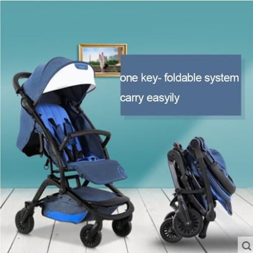Luxury Stroller Multi-function 2-in-1 Stroller Aluminum Folding Stable Stroller Baby Stroller Baby Car Seat Newborn