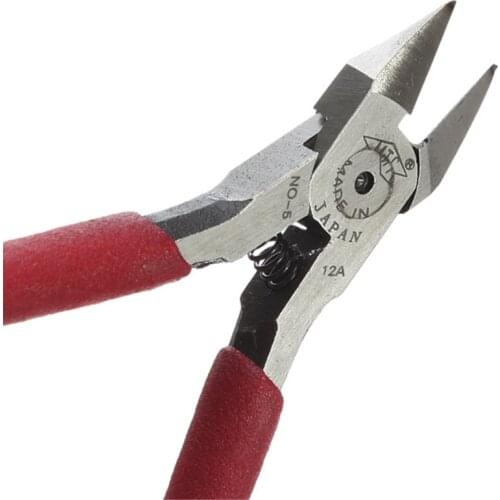 New Hot New 125mm Diagonal Beading Cable Wire Side Oblique Cutter Cutting Nippers Pliers Tool