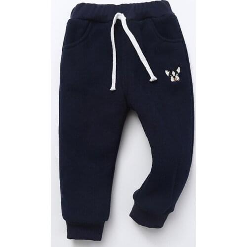 Winter children sports pants baby boys girl cartoon warm plus thick velvet pants chlidren leggings winter colorful pant