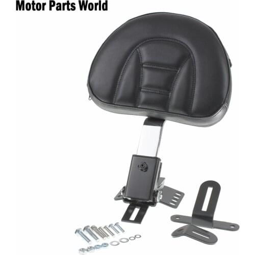 Motorcycle Black djustable New Plug In Driver Rider Seat Backrest For Harley Touring 1997-2020 Electra Glide Road Street Glide