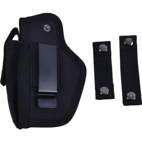 Men Tactical Pistol Holster Nylon Outdoor Hunting Tactical Left Right Hand Universal Pistol Holster Tool