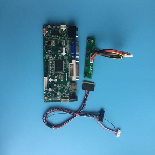 Kit For B133XW01 V3 HDMI VGA DVI Panel 40pin LVDS 1366X768 13.3"LED LCD Audio card DIY Screen Monitor Controller board