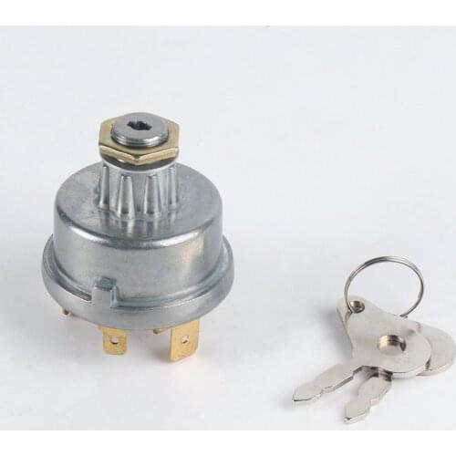 Ignition Switch Ignition Lock Starter With 2 Keys Universal For 12V 24V Car Tractor Trailer Agricultural Plant Vehicles
