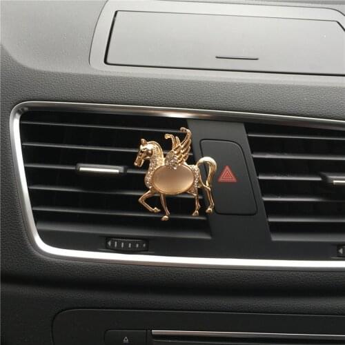 Luxury car outlet Angel diamond air outlet horse perfume perfume clip Perfumes Car Air Freshener Car-styling
