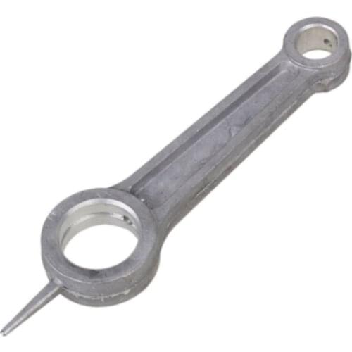 Silver Tone Aluminum Alloy Air Compressor Connecting Rod 12mm x 20mm x 87mm