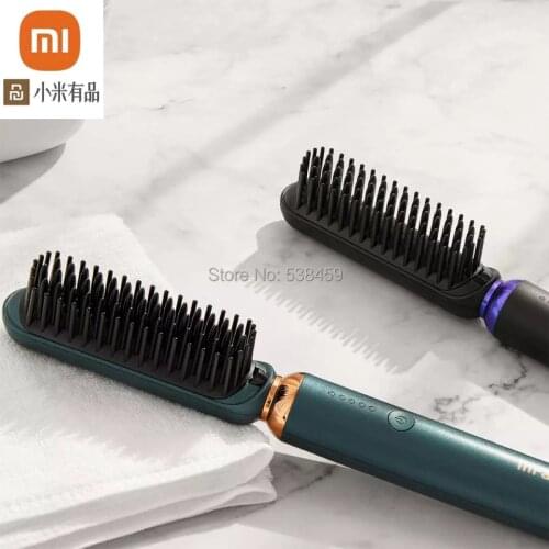 Original youpin straight curling comb for 24 hours styling dry and wet anti-scalding design for girls curling iron