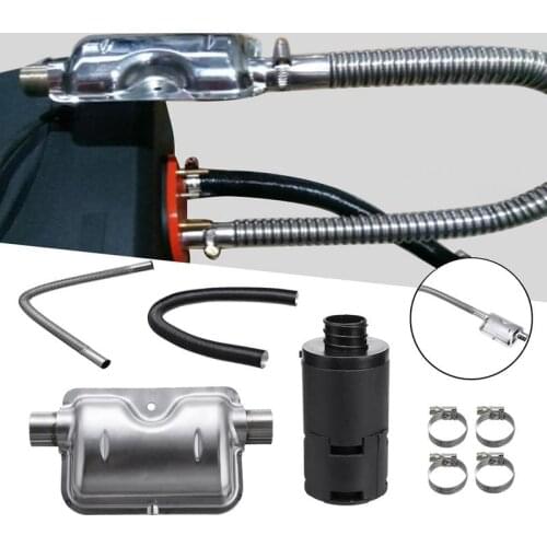 Universal 8 PCS Car Consumables Accessories Air Diesel Heater 24mm Exhaust Silencer 25mm Filter Accessory For Air Diesel Heater
