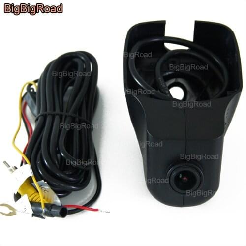 BigBigRoad For Volkswagen Sagitar Car wifi DVR Video Recorder FHD 1080P Novatek 96655 Dash Cam Keep Car Original Style