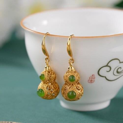 Женские золотые серьги Yz.chomel China At AliExpress