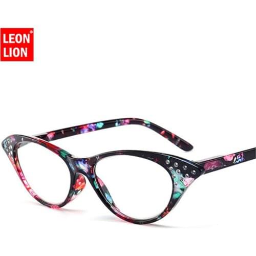 LeonLion Cat Eyes Reading Glasses Women Clear Lens Presbyopia Spectacles Eyewear Glasses +1.0 +1.5 +2.0 +2.5 +3.0 +3.5 +4.0