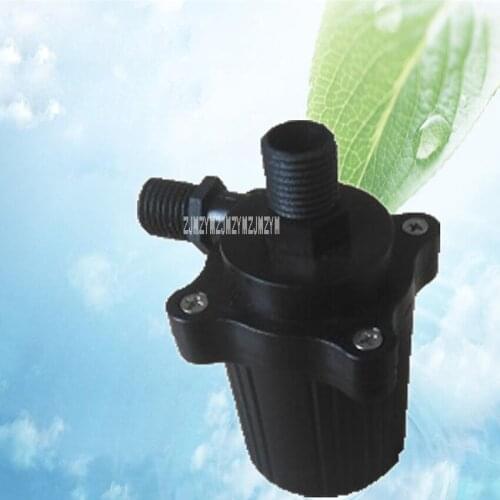 ZX43C-1248 Brushless DC Pump Solar Water Pump Household Submersible Pump Hot Water Circulation Pump+Adapter 12v 14.4W 1.2A 4.8M