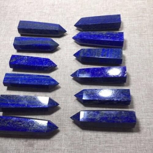 1kg Natural Lapis Lazuli Quartz Crystal Point Rock Stone Healing Wand Reiki