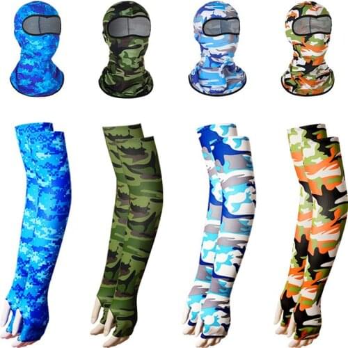 2Pcs Ice Wire Camping Hiking Scarves Cycling Sports Bandana Outdoor Headscarves Riding Headwear Men Women Scarf Neck Magic Scarf