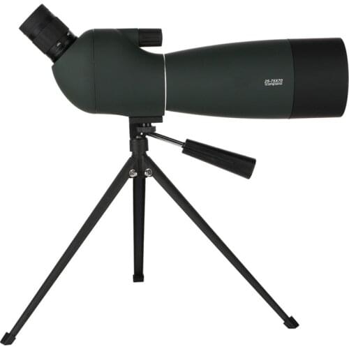 25-75x70 Spotting Scope HD lll Night Version Optical Zoom Monocular Telescope Outdoor Camping Bird-watching Scope with Tripod