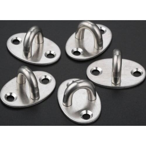 5Pc 39 x 26mm Steel U-Shape Ceiling Mount Metal Hook Anchor Hanger Ceiling Fans/Leisure Sofa/Sandbags/Hammocks/Rings Fixed Hook