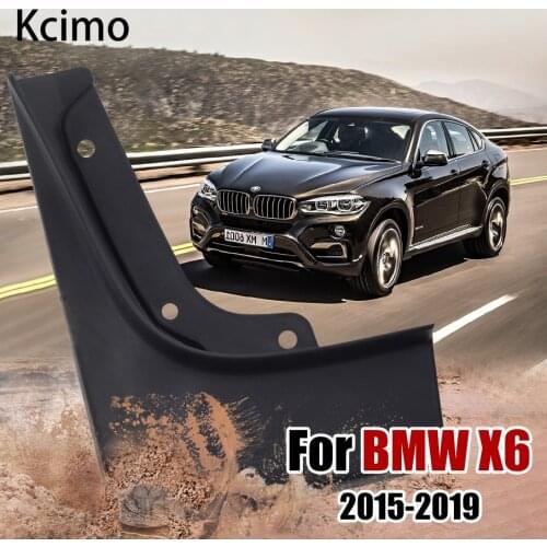 Car Mudguard For BMW X6 F16 2015~2019 Fender Mud Guard Flaps Splash Flap Mudguards Accessories 2016 2017 2018