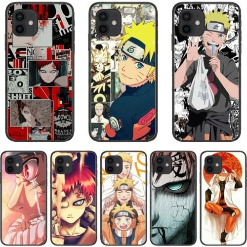 Japanese anime manga Style Phone Case cover For iphone 12 pro max 11 8 7 6 s XR PLUS X XS SE 2020 mini black cell shell