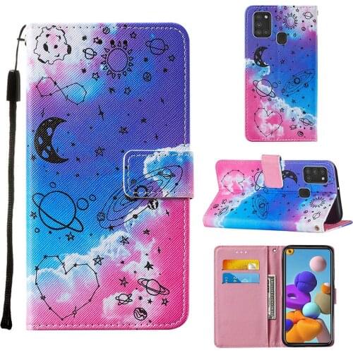 Flip Cover for Samsung Galaxy A31 Shockproof Stand Card Slot Phone Bags SM-A315F/DS SM-A315G/DS Beautiful Wallet Leather Case