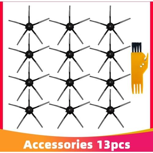 Black / White , 3-Arm / 5-Arm ,Side Brush Replacement for Xiaomi Vacuum 1 2 1S Mijia Roborock Robot Cleaner S4 S5 S6 Max S50 S60