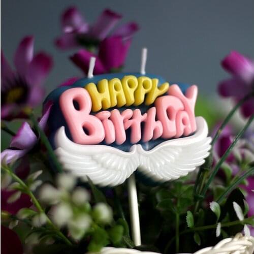 Number English Letter Happy Birthday Candle Decoration For Baby Showers One Year Old Creative Party Decoration Supplie Gold Star