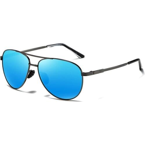 CLARA VIDA Polarized Bendable and Non-Deformable Driving Pilot Style Metal Myopia Sunglasses Men Women -1.0 -1.5 -2.0 To -6.0