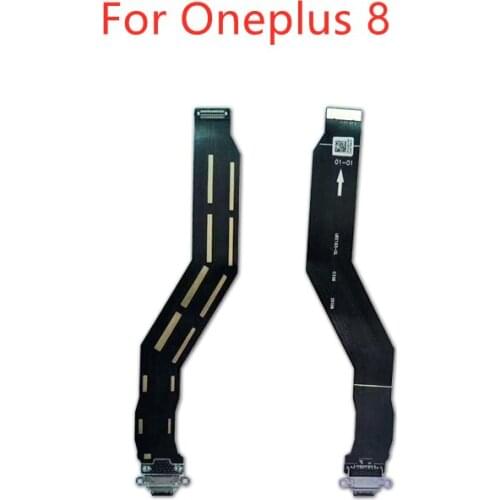 For Oneplus 8 USB Charging Port Dock Connector Flex Cable Replacement Assembly Parts phone screen repair spare parts