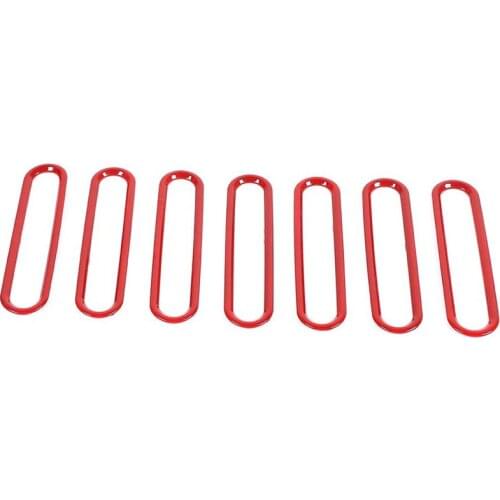 Engine Hood Air Inlet Vent Ring Cover Trim for Jeep Wrangler JK 2007-2017 Accessories Front Grill Mesh Inserts