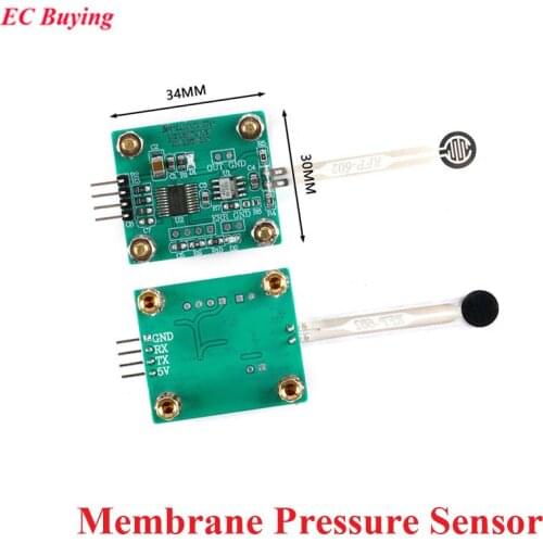 Membrane Pressure Sensor Module Digital 5V Pressure to Analog Voltage Serial Port Output Computer Reading FSR Flexiforce