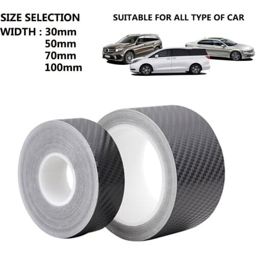 Carbon Fiber Nano Glue Car Sticker Protector Film Door Edge Protective Car Trunk Door Sill Full Body Sticker Vinyl Accessory