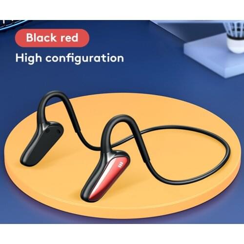 Bone Conduction Headphones Bluetooth-compatible Wireless Waterproof Comfortable Wear Open Ear Hook Light Weight Not In-ear