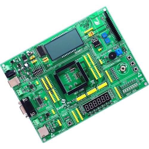 PIC Development Board EasyPIC Pro Motherboard Suitable for PIC100-A PIC80-A PIC64-A Core Board