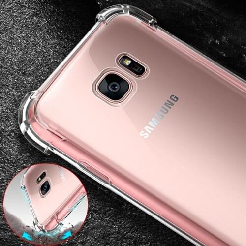 Durable Case for Samsung Galaxy S6 S7 Edge S8 S9 Plus A3 A5 A7 J1 J3 J5 J7 2016 2017 A6 A8 J2 Pro 2018 Cover Soft Silicone