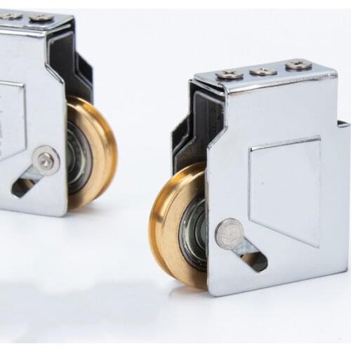 4Pcs 90 type aluminum alloy door and window pulley vintage glass sliding window sliding door wheel sliding window roller