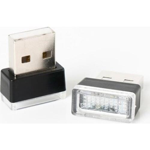 Car Interior Ambient Light 7 Colors LED Neon Mini Usb Atmosphere Lamp Interior Ambient Lighting Kit Decorative Lights