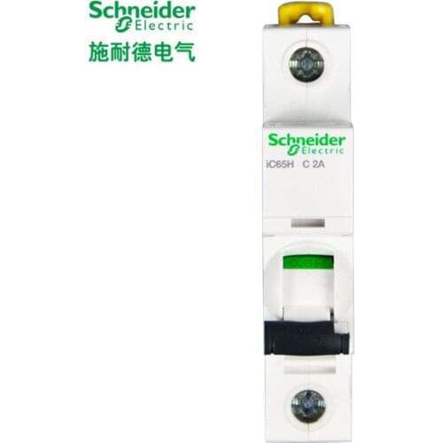 Schneider electric Mini Circuit Breaker iC65H 1p C type 1A - 63A 10kA MCB A9F28101-A9F28163