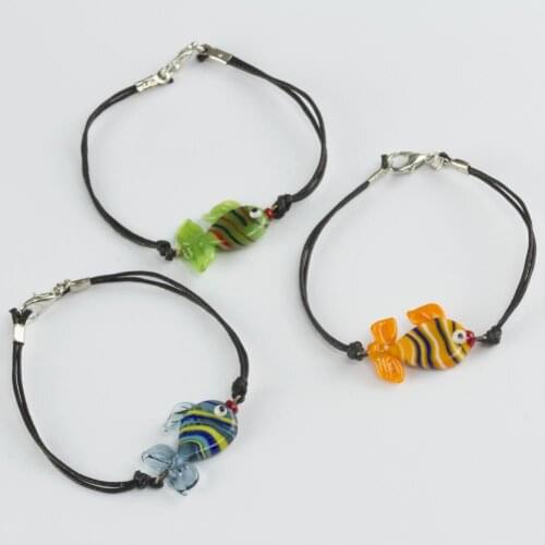 Fish Glass Bracelet