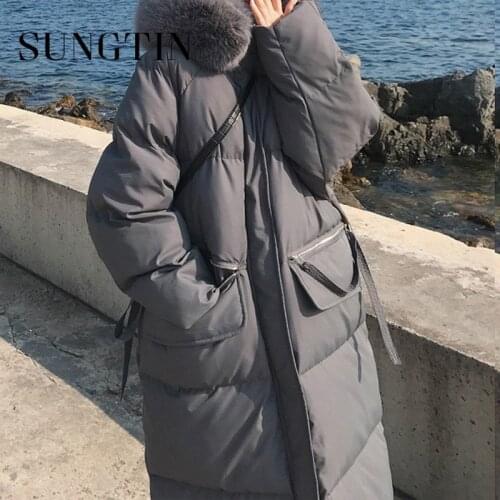 Sungtin Women's Parkas With Fur