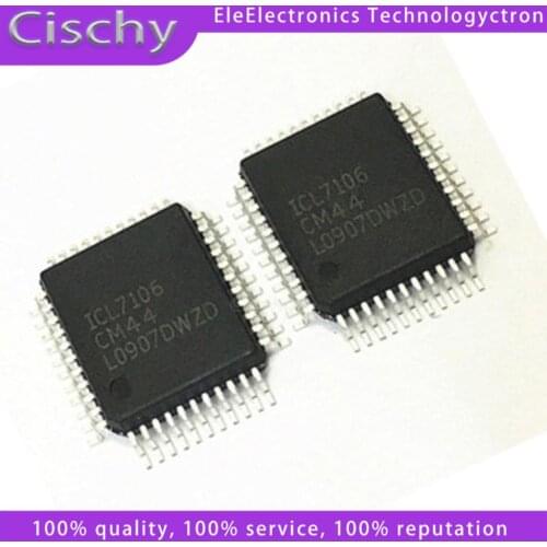 2pcs ICL7106CM44 QFP-44 ICL7106 QFP ICL7106CM