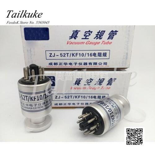 Vacuum Gauge ZJ-52T / 15.5 / KF10 / 16 / KF25 Resistance Gauge Vacuum Sensor