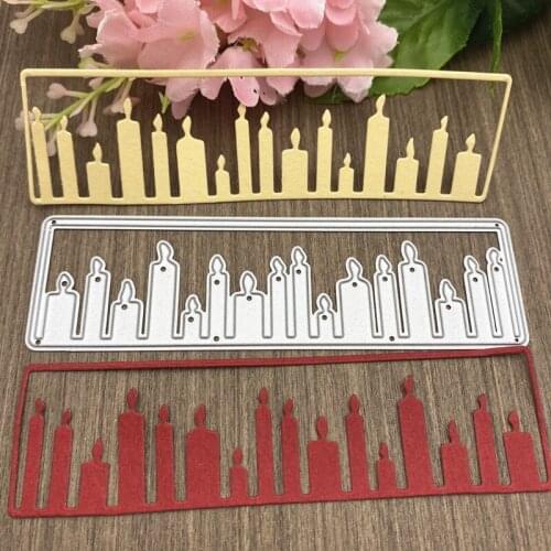 Candle Handmade Knife Mold Metal Embossing Cutting Knife Mold Crafts Decoration DIY Scrapbook Photo Album Paper Cards Stamp Mold